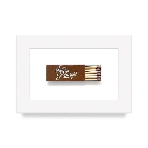 Cafe L Europe Matchbook Diaries White Frame