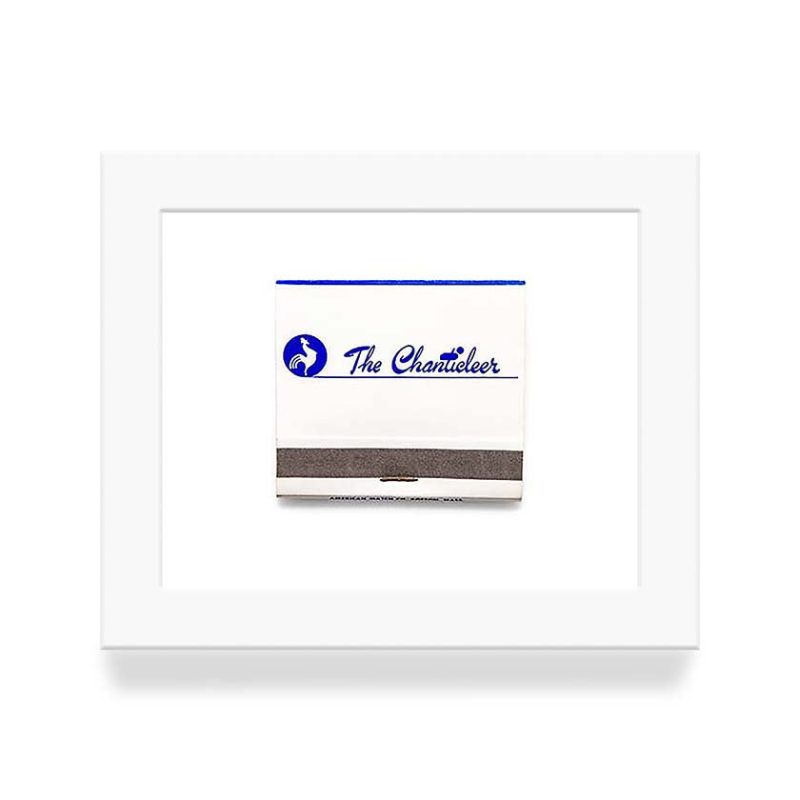 Chanticleer 1 Matchbook Diaries White Frame