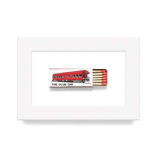 Club Car 2 Matchbook Diaries White Frame