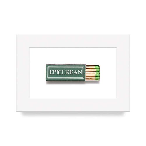 Epicurean Palm Beach Matchbook Diaries White Frame