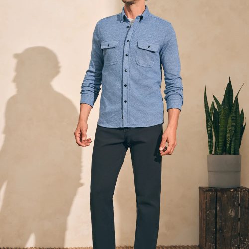 FA23 faherty mens MXC0002 GTW legend sweater shirt glacier blue twill 010 1000x 31a88c13 1030 4792 8d0c fce0b2c5b56b