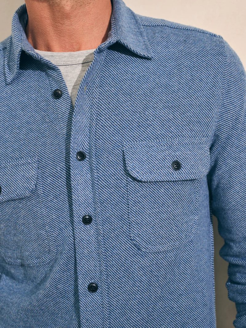 FA23 faherty mens MXC0002 GTW legend sweater shirt glacier blue twill 036 1000x ef043b02 cb54 4faf aa65 e3f401dca750