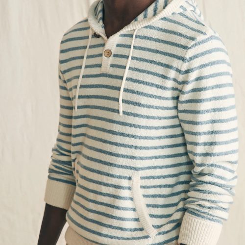 FAH1035 SU24 faherty MYU2406 ICH cove sweater hoodie ivory chambray stripe OM DETAIL2 1 1000x f318de5e 411e 4316 a94f 1c3e57e72a57