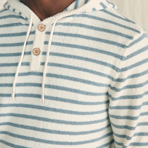 FAH1035 SU24 faherty MYU2406 ICH cove sweater hoodie ivory chambray stripe OM DETAIL2 2 1000x 1fcd79db 159d 4944 82ba 3f5a6c04daaf