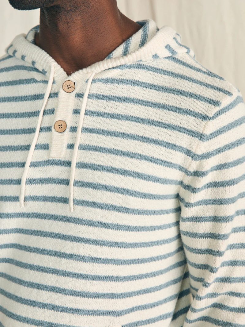 FAH1035 SU24 faherty MYU2406 ICH cove sweater hoodie ivory chambray stripe OM DETAIL2 2 1000x 1fcd79db 159d 4944 82ba 3f5a6c04daaf