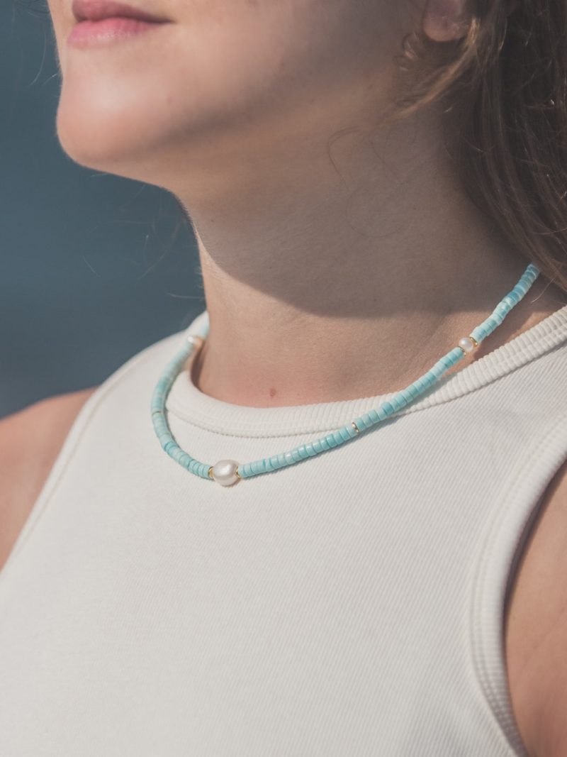 FRIDANECKLACE BLUE ON