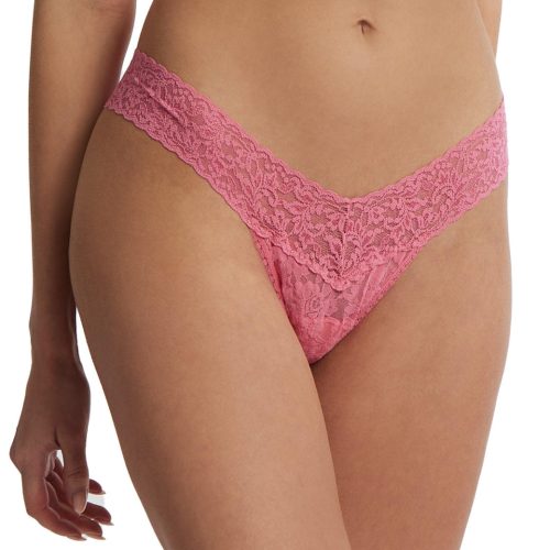 Hanky Panky Signature Lace Low Rise Thong Guava Pink GUAVA PINK View 1