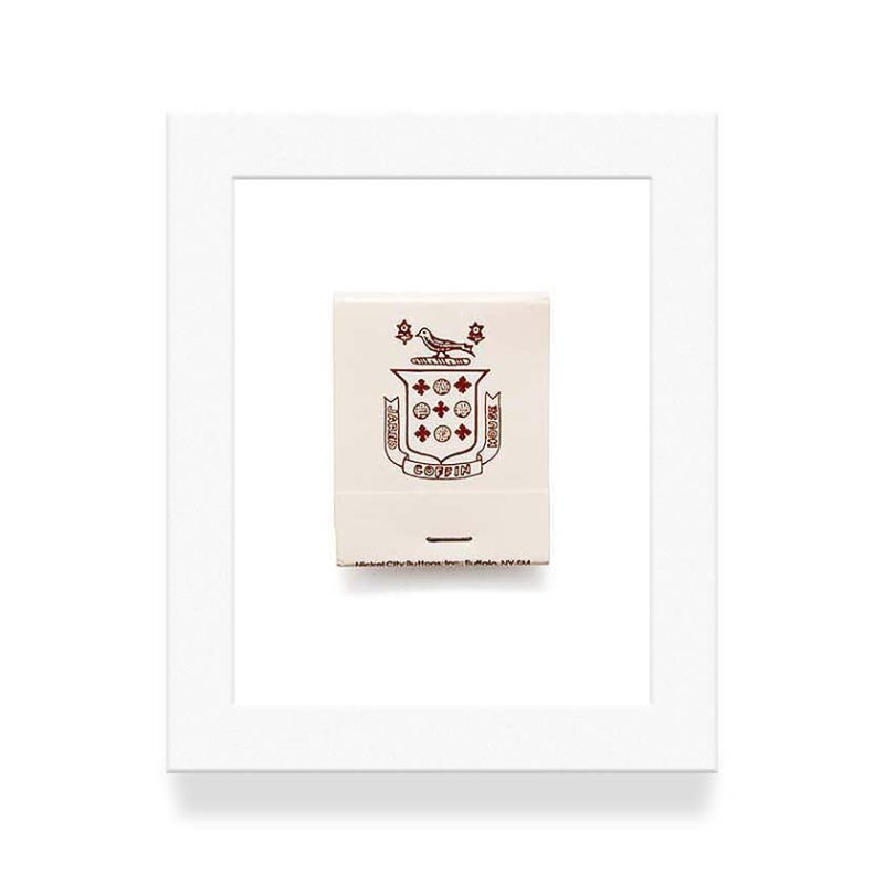 Jared Coffin House Matchbook Diaries White Frame