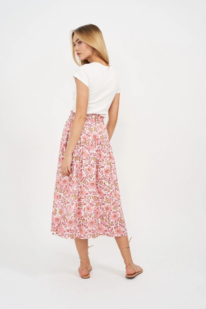 Louisa Skirt Shell Orsay Floral Back