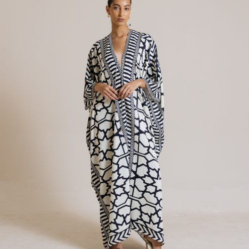 Luna Kaftan Kos Navy 3