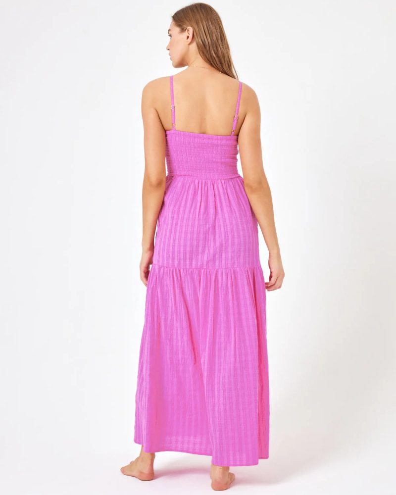 MALLORCA DRESS Raspberry BACK