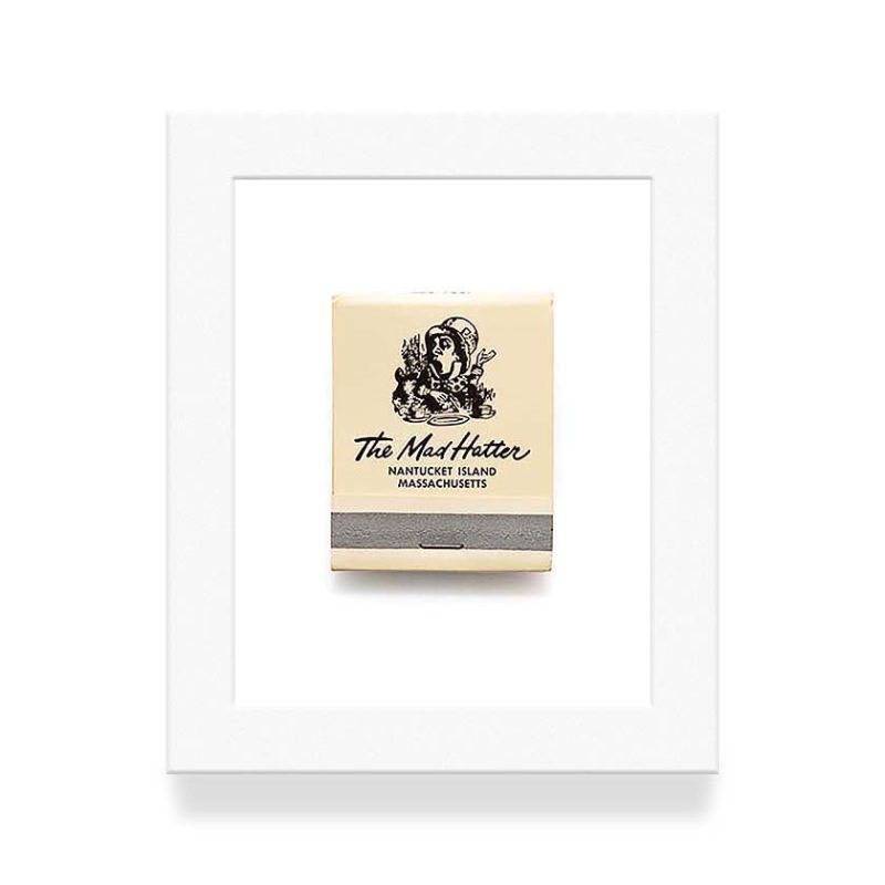 Mad Hatter 1 Matchbook Diaries White Frame