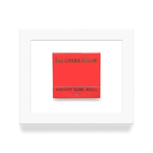 Opera House Matchbook Diaries White Frame