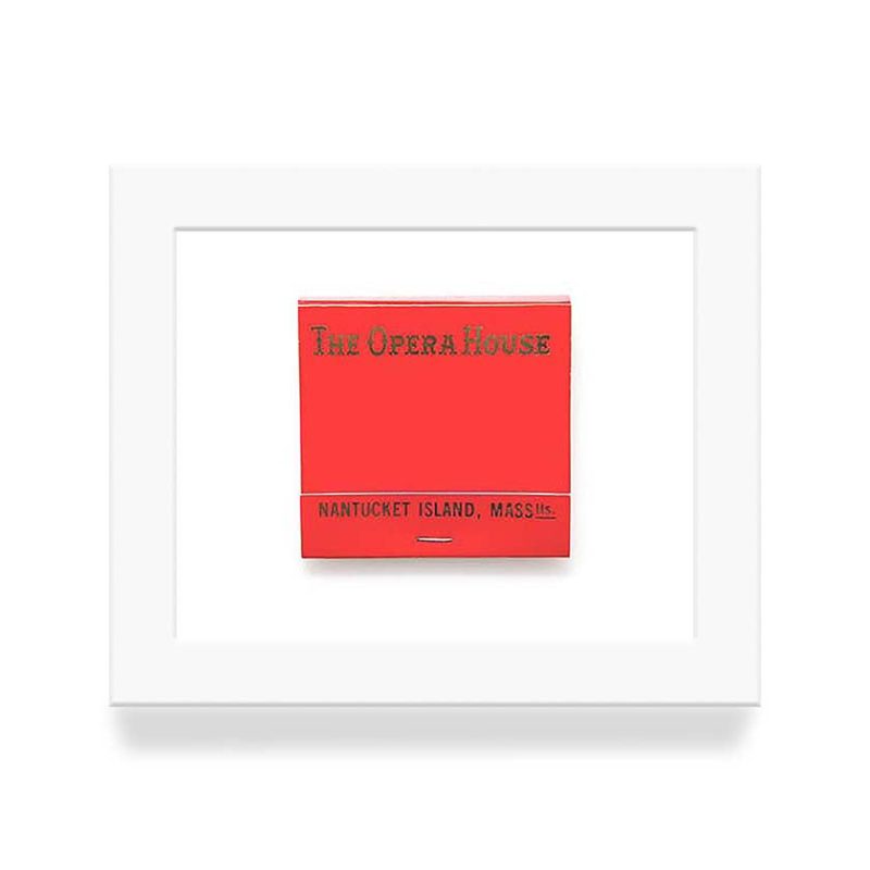 Opera House Matchbook Diaries White Frame