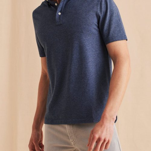 PSP22 faherty mens MKC0115 SNM MOVEMENT SS POLO SEA NAVY MELANGE front 3 1000x 91a9162b 9991 4c18 a2ad 4dffb585bedf