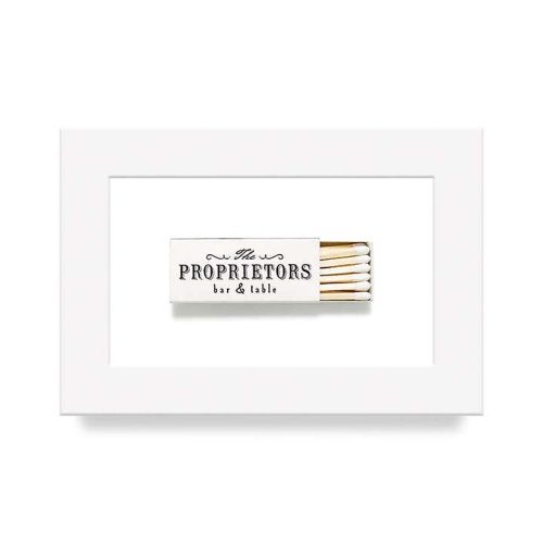 Proprietors Nantucket Matchbook Diaries White Frame