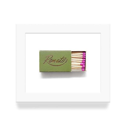 Renatos Matchbook Diaries White Frame