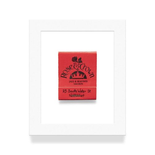 Rose and Crown ACK Matchbook Diaries White Frame