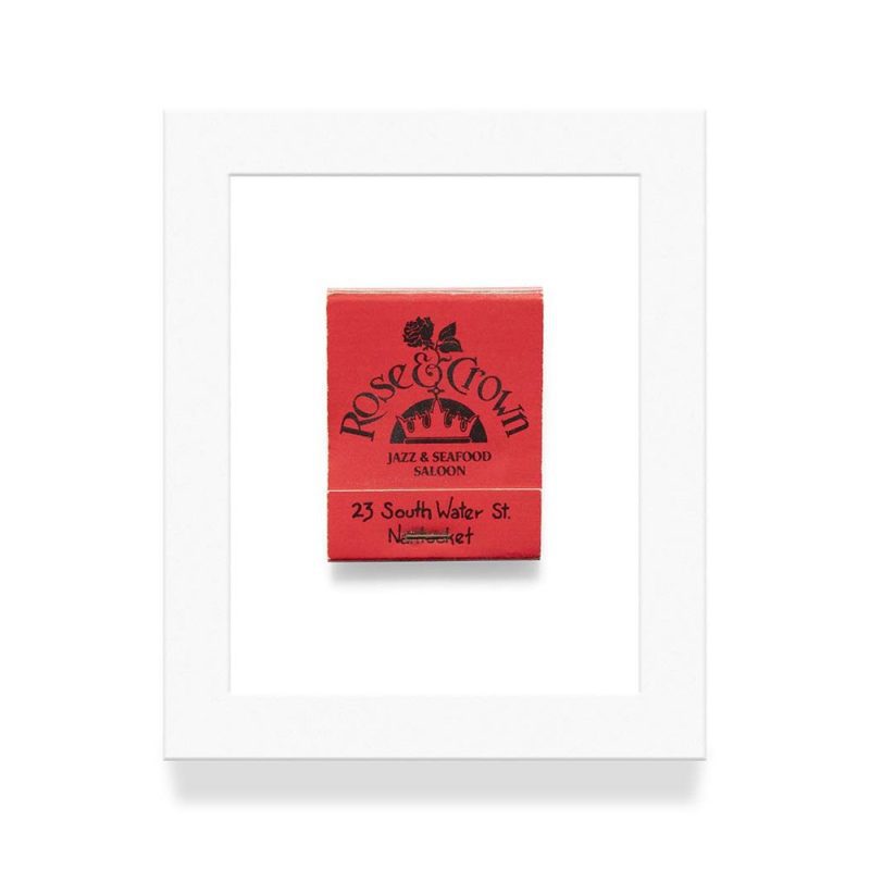 Rose and Crown ACK Matchbook Diaries White Frame