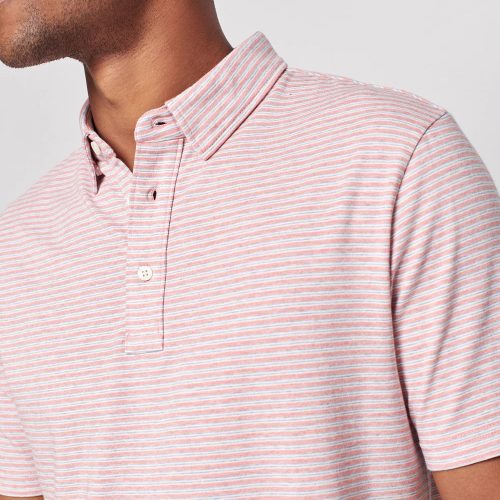 SP22faherty mens MKC0115 RMD SS MOVEMENT POLO ROSE MADAKET STRIPE detail 2 1000xcopy 00e655dc 83f9 416d 9703 1155b27d7de5