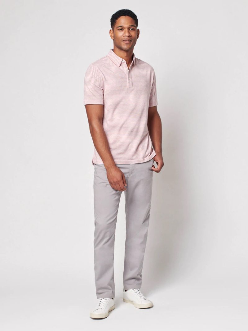 SP22faherty mens MKC0115 RMD SS MOVEMENT POLO ROSE MADAKET STRIPE front 1 1000xcopy aad06cc8 4820 453f 9145 ebd80898afc4