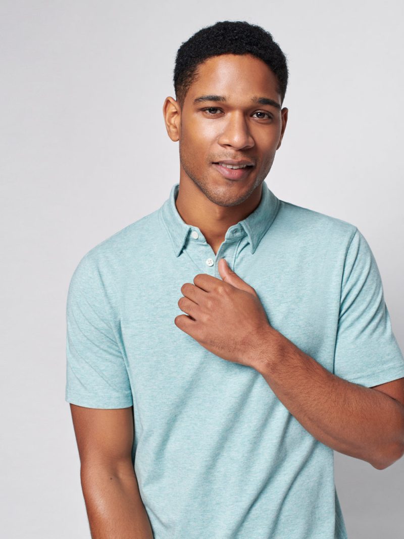 SP22faherty mens MKC0115 TML SS MOVEMENT POLO TEAL MELANGE crop 1 1000x 051e67c5 bd23 4774 b428 719c55ba950b