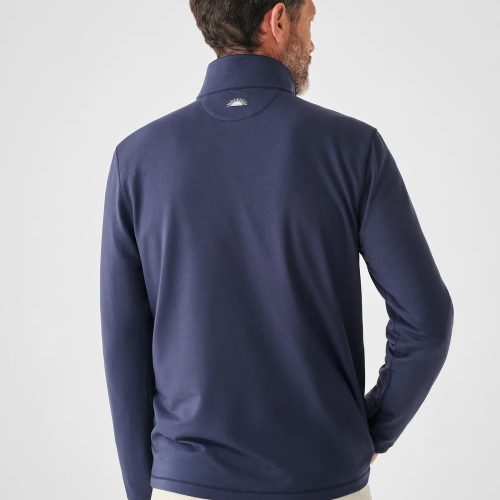 SP23 faherty mens MKC0136 BLN MOVEMENT QUARTER ZIP BLUE NIGHTS back 1 1000x 486f0da5 1274 49d1 99e9 e89cff9f211b