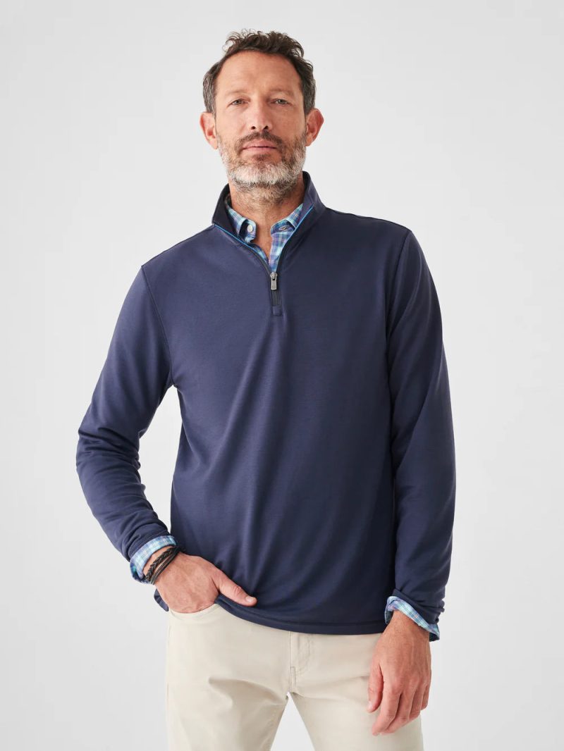 SP23 faherty mens MKC0136 BLN MOVEMENT QUARTER ZIP BLUE NIGHTS crop 1 1000x 50eeace3 b49f 477b ba11 6e9faa72f2e8