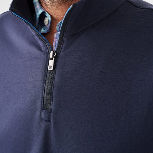 SP23 faherty mens MKC0136 BLN MOVEMENT QUARTER ZIP BLUE NIGHTS detail 2 1000x cdbe22f8 a2e6 4bd5 ae6d 63ab0f1fdd6e