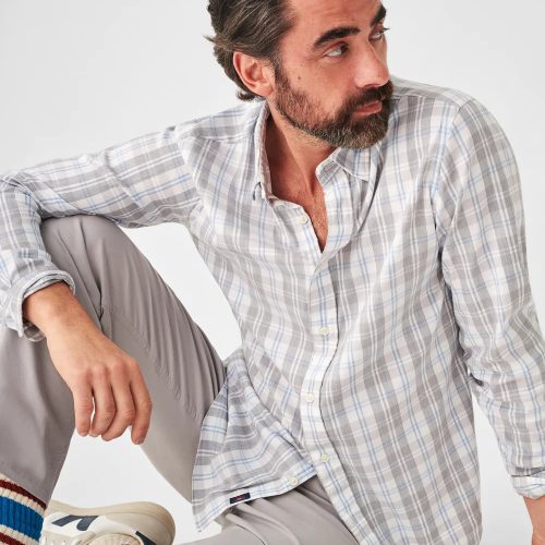 SP23 faherty mens MWC0081 GCP THE MOVEMENT SHIRT GREY CREAM PLAID crop 2 1000x dba13ad8 6c32 498b 9167 12b8c33e3cbb