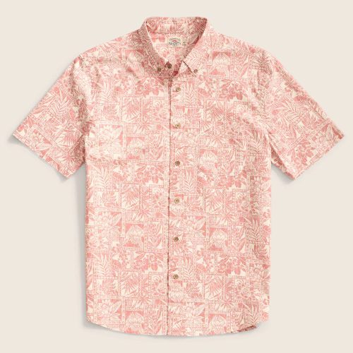 SP23 faherty mens MWS2306 CTP SS STRETCH PLAYA SHIRT CORAL TILE PRINT 1 1000x 3c91e04b 97ed 4910 84e4 fbd94b9230ba