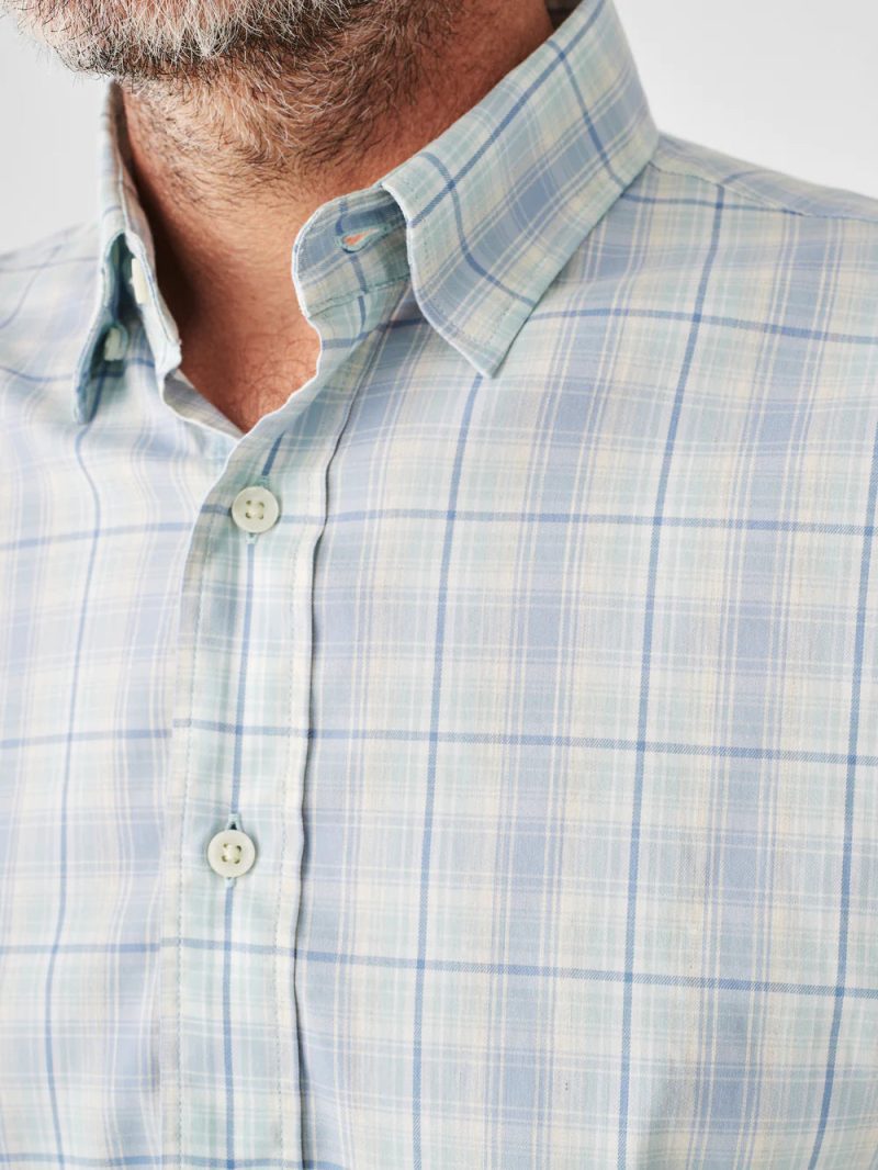 SP23 faherty mens MWS2323 BEV THE MOVEMENT SHIRT BEACH COVE PLAID detail 3 1000x 33f275d2 d265 4612 8ce3 657985496cd6