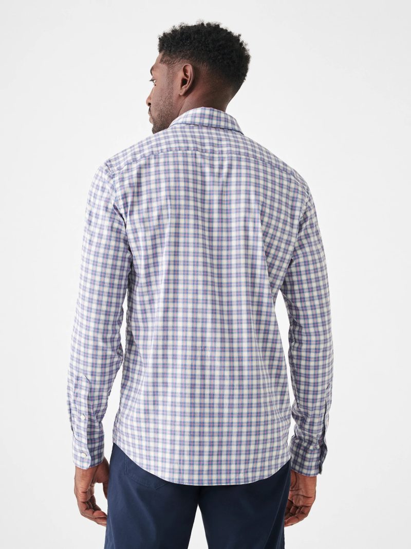 SP23 faherty mens MWS2323 CHH THE MOVEMENT SHIRT CHERRY HILL PLAID B back 1 2000x dd593156 983e 4b9c 975f cb7d186af1a1