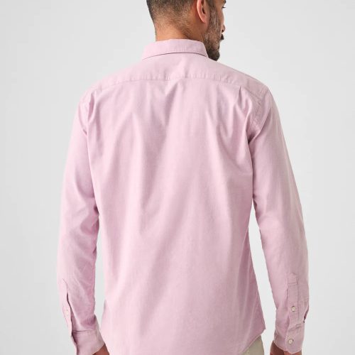 SP23 faherty mens MWS2329 ORH STRETCH OXFORD SHIRT ORCHID back 1 1000x 5d1509be 7dda 4c76 935a 4062203baf1c