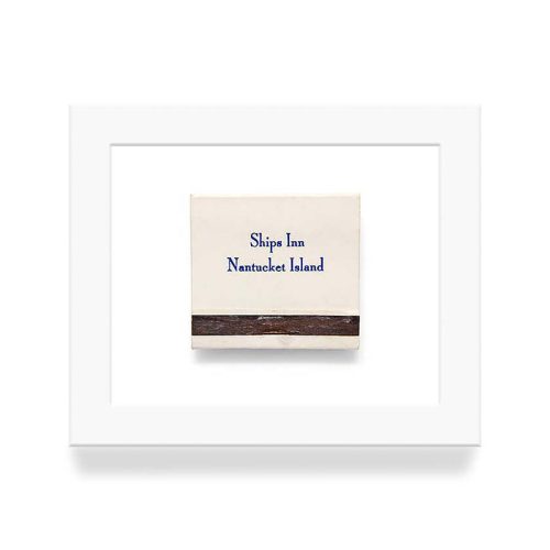 Ships Inn Nantucket Matchbook Diaries White Frame