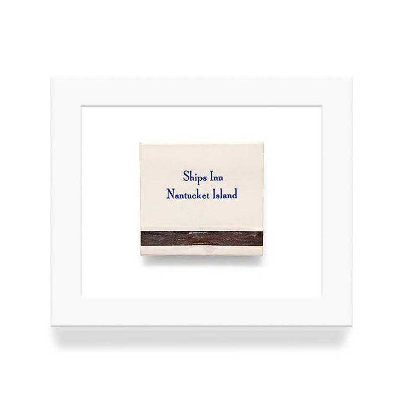 Ships Inn Nantucket Matchbook Diaries White Frame