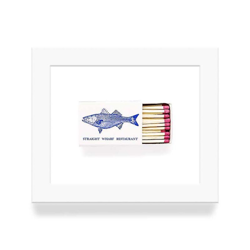 Straight Wharf Matchbook Diaries White Frame