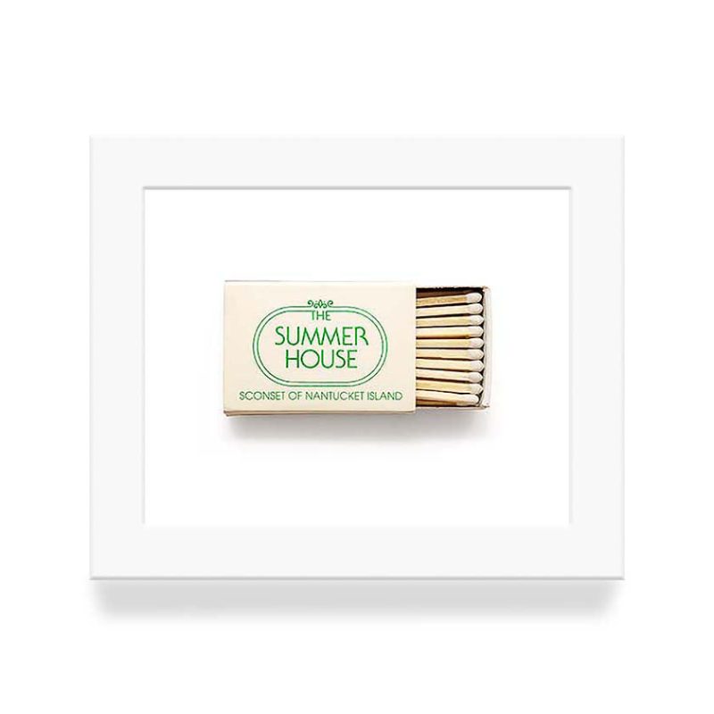 Summer House Nantucket 2 Matchbook Diaries White Frame