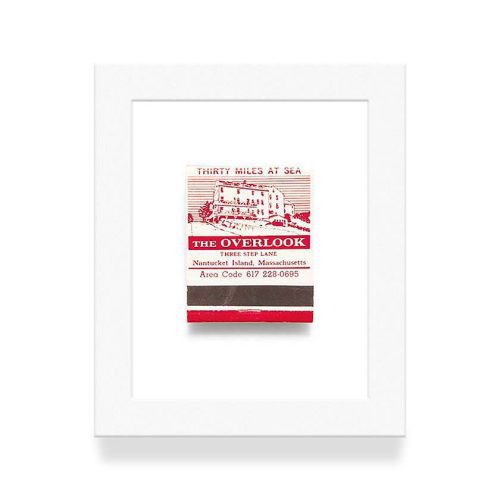 The Overlook Nantucket Matchbook Diaries White Frame