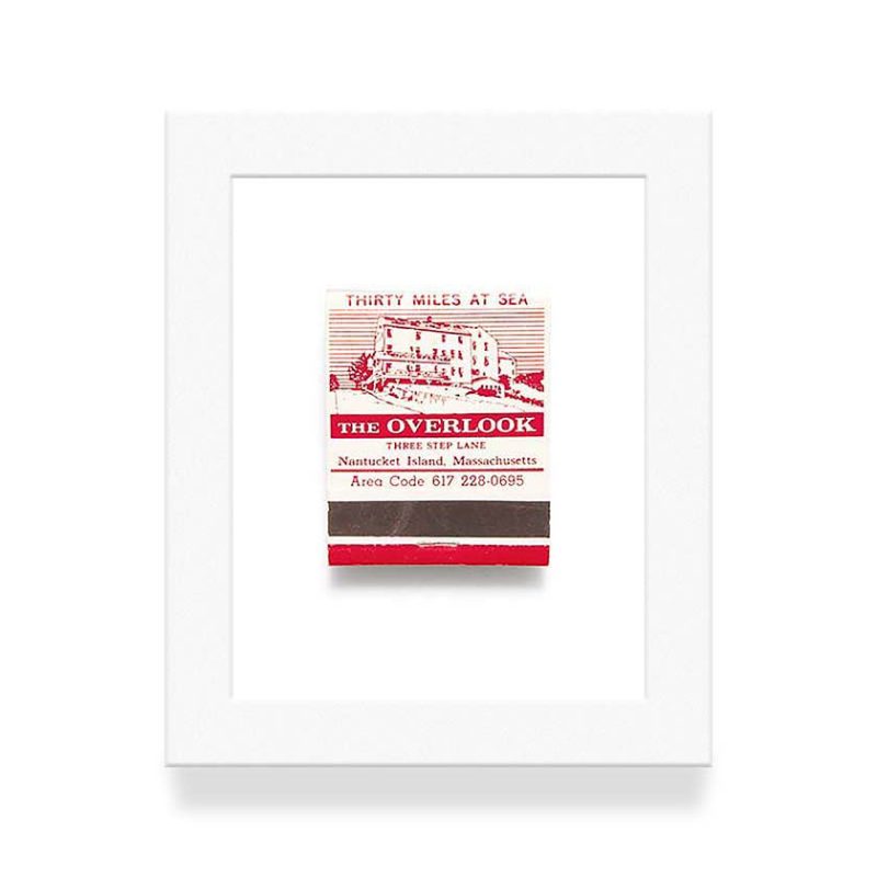 The Overlook Nantucket Matchbook Diaries White Frame