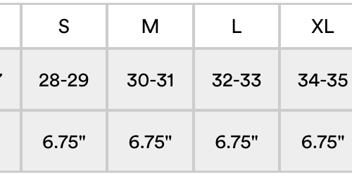 alex crane mens bo shorts size chart