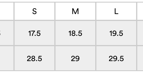 alex crane mens ola shirt size chart