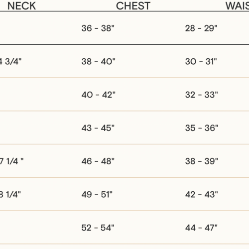 faherty mens shirt size chart 6641c0f0 64c6 471f 91ae 9760476face2