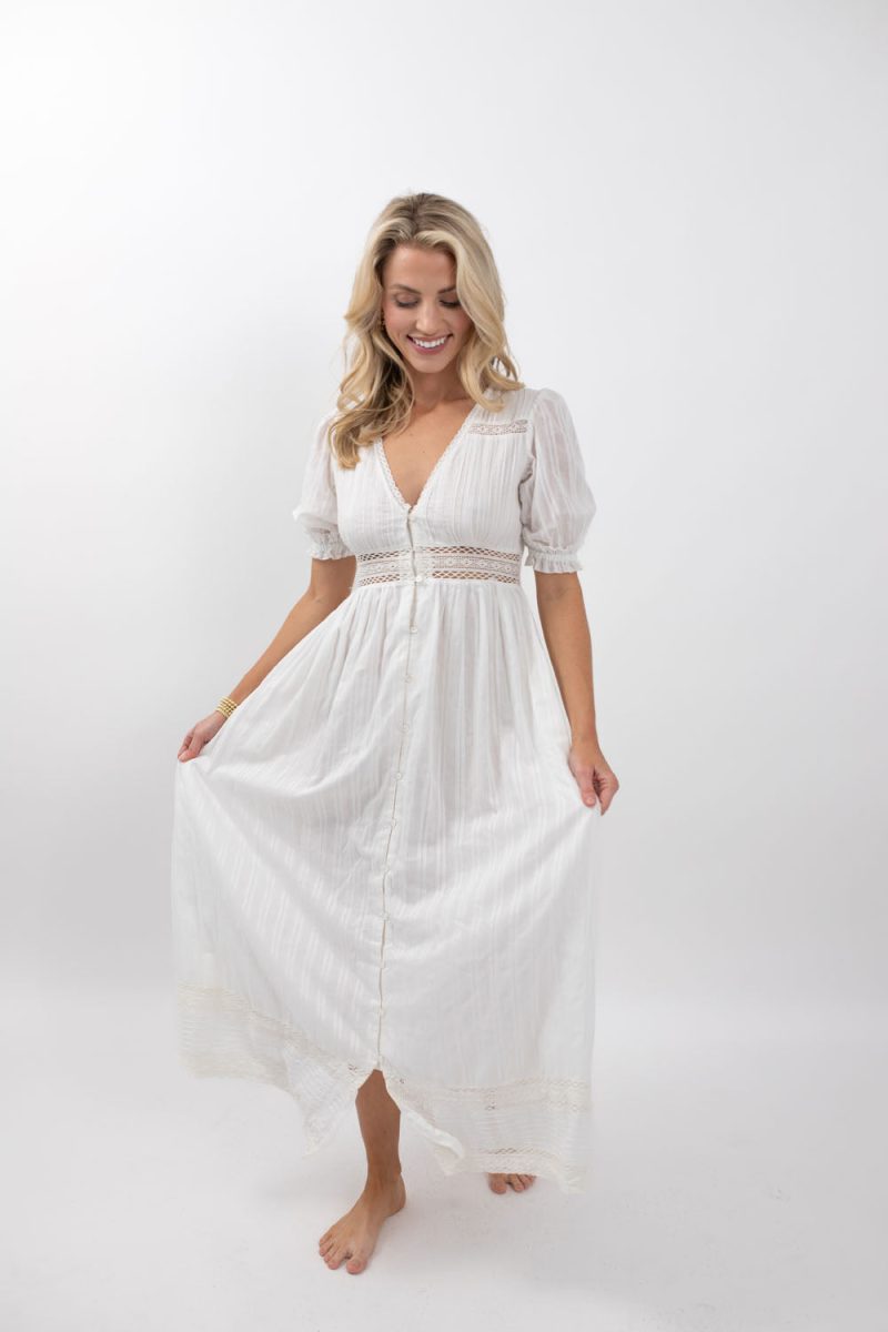 mon coco isabel maxi white 5733