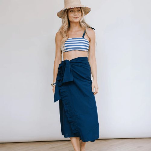 sunshine tienda navy sandy sarong 33593359007859