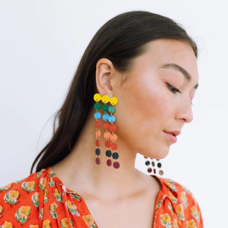 sunshine tienda rainbow cascade earrings 32730165149811